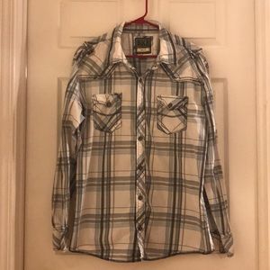 Men’s BKE button up, barely worn!